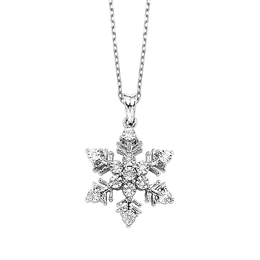 Sterling Silver Diamond Pendant - FP1151