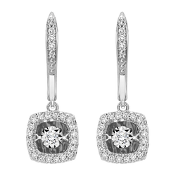 14K Diamond ROL Earrings 1/5 ctw