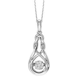 Silver Diamond ROL Pendant
